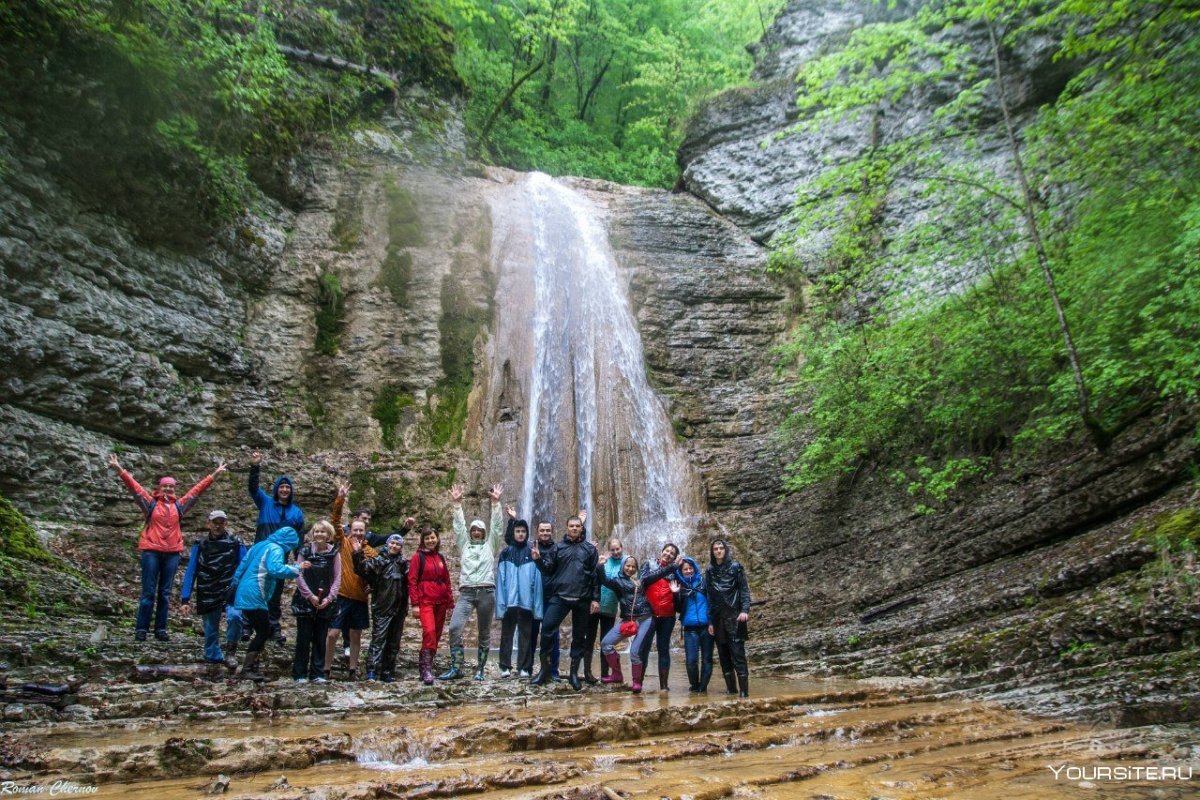 Баритовый водопад Архыз