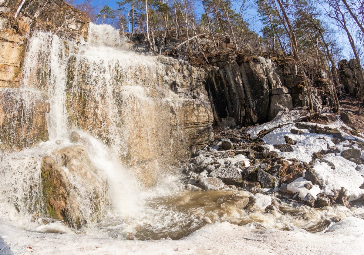 Водопад Куперля Башкирия