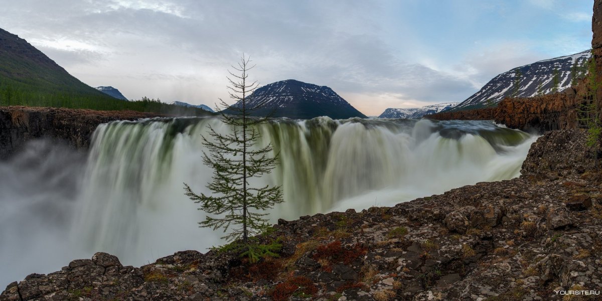 Кандинский водопад Путорана
