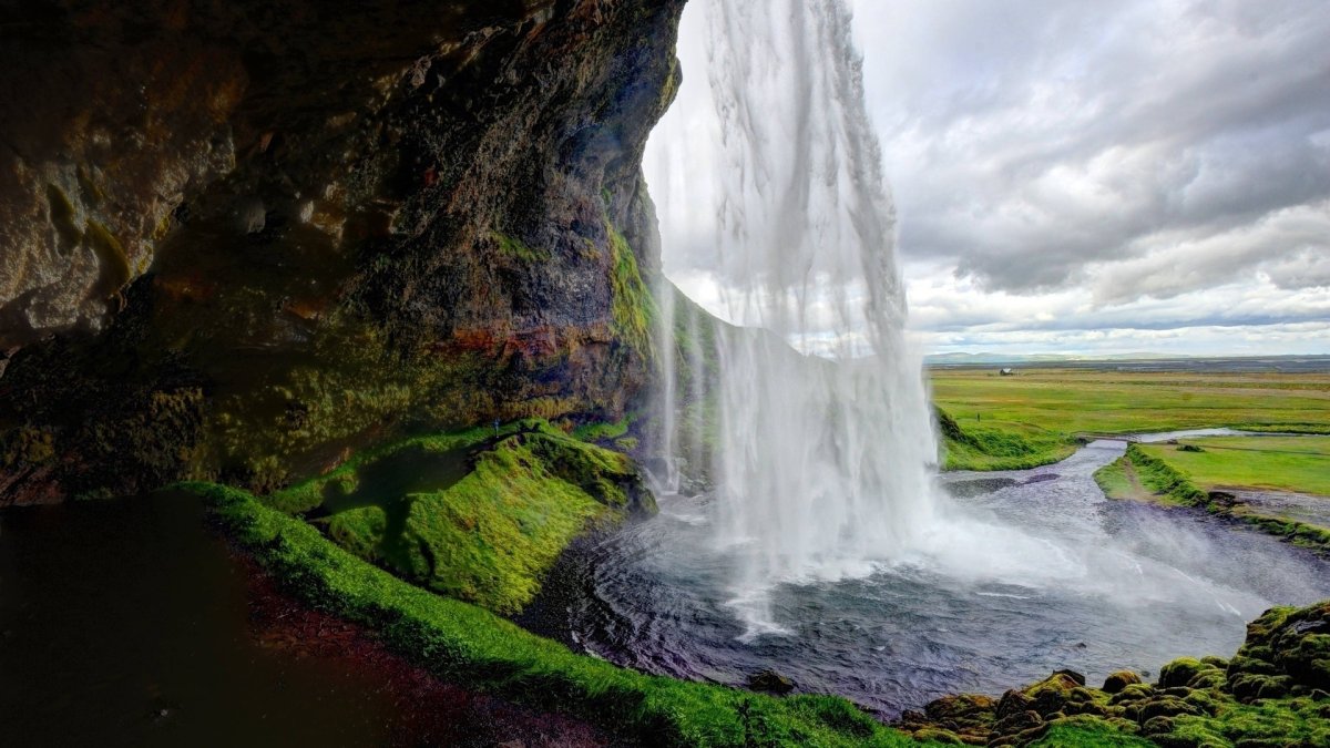 Водопад Сельяландфосс, Исландия