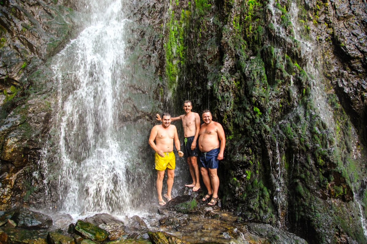 Чинжебский водопад Красноярский край