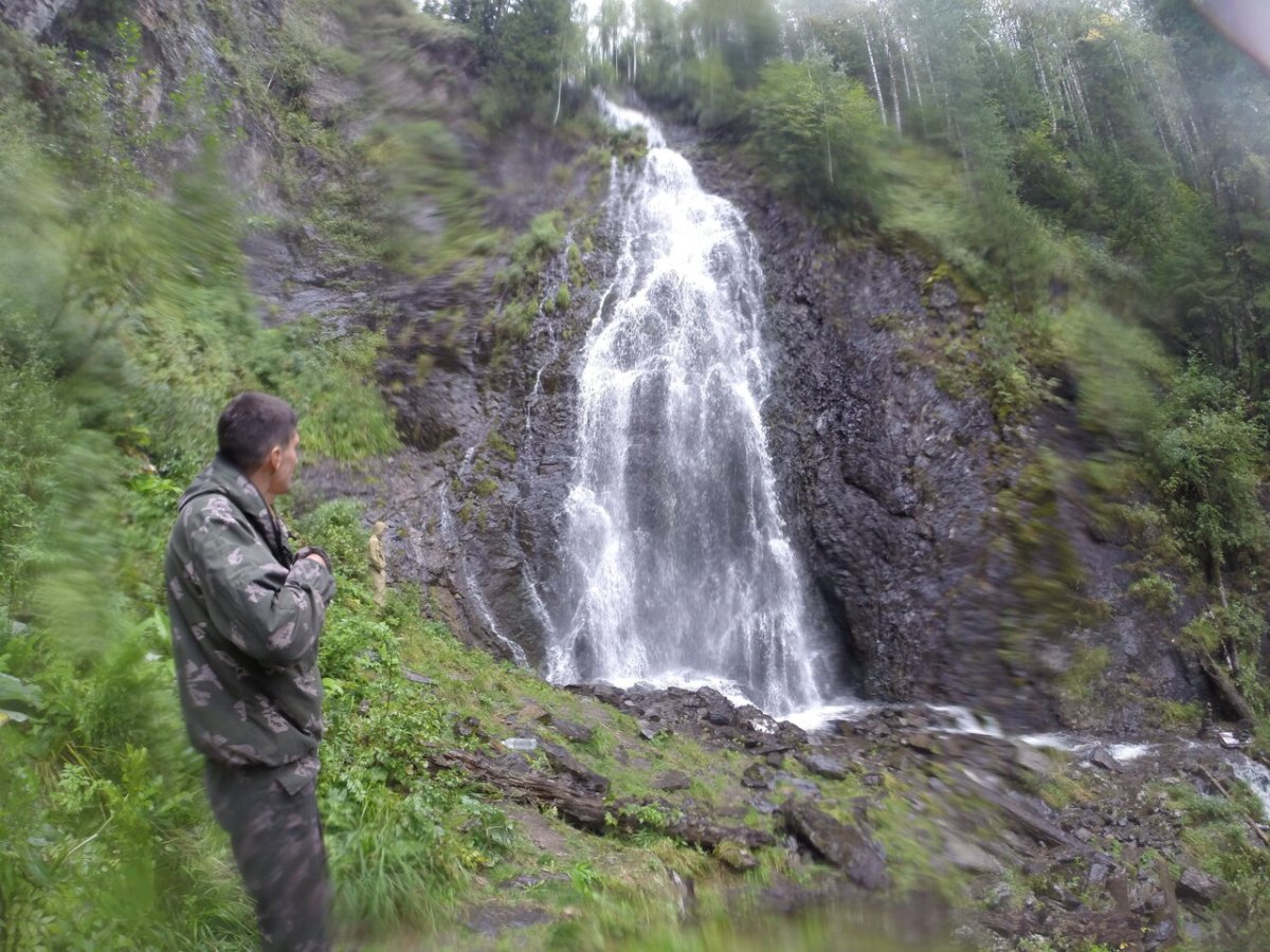 Чинжебский водопад Красноярский край