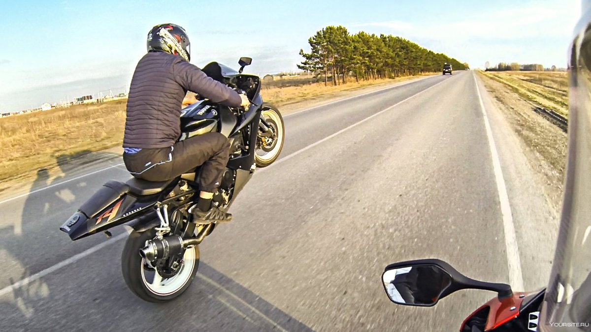Стант на Honda cbr1000rr