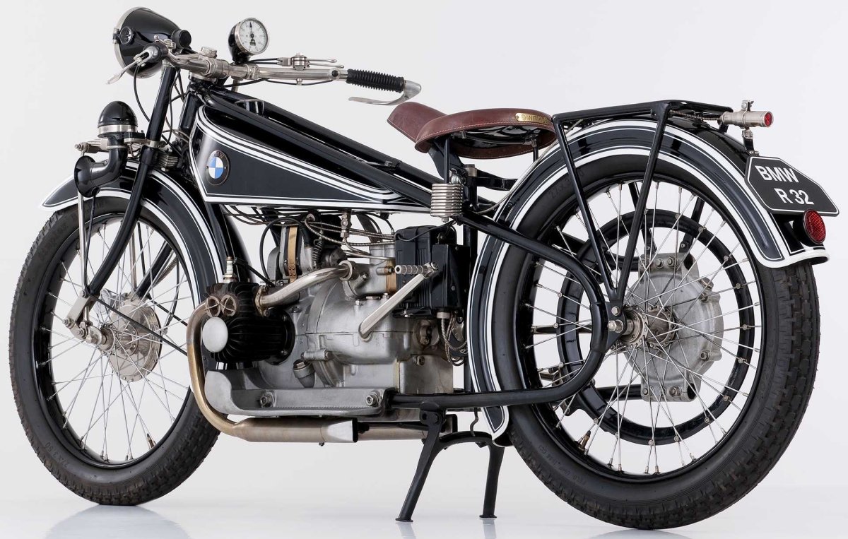 Мотоцикл BMW r32 1924 год.