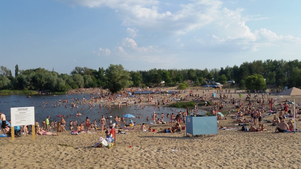Пляж Боровое Воронеж