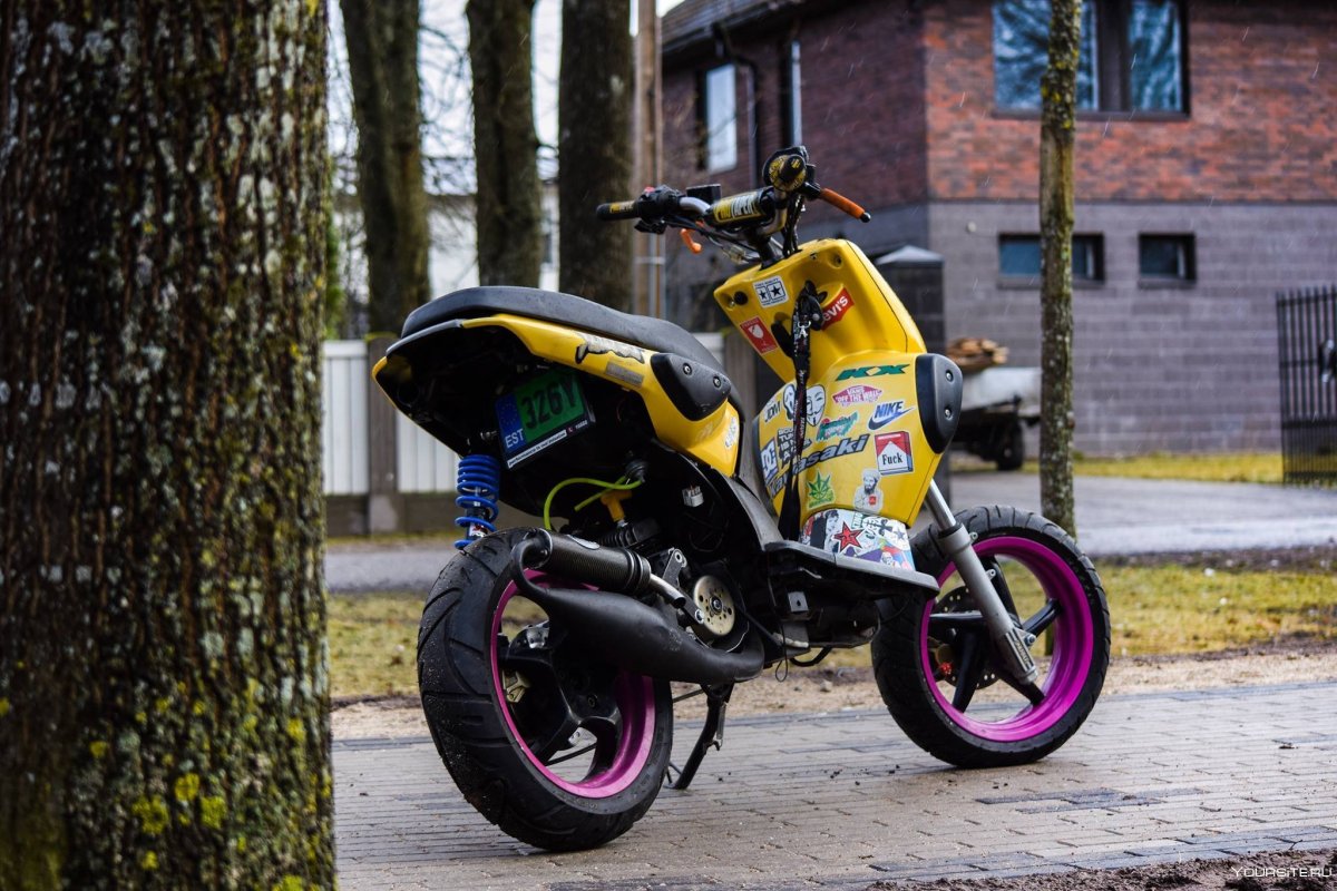 Yamaha jog Stunt