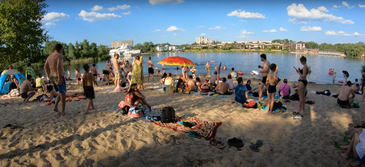 Запорожье пляж