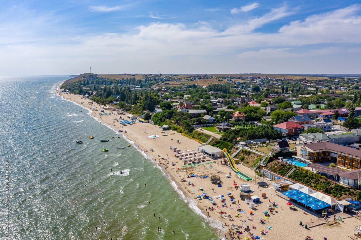 Поселок Урзуф Азовское море