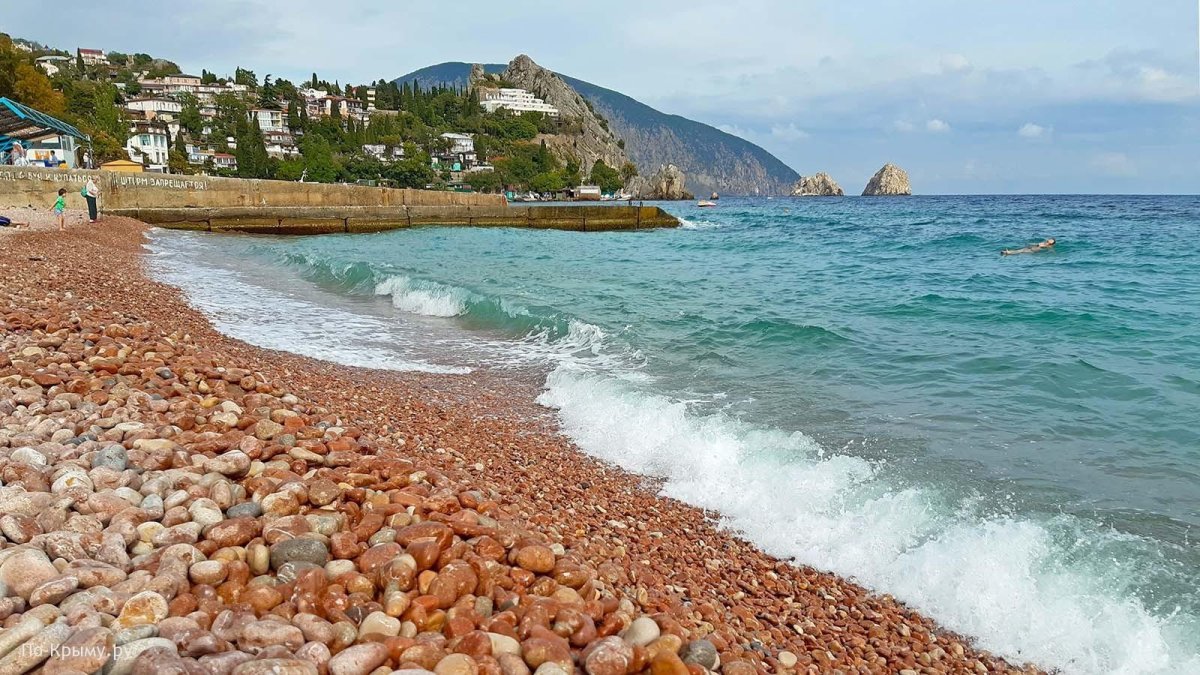 Ялта Гурзуф пляжи