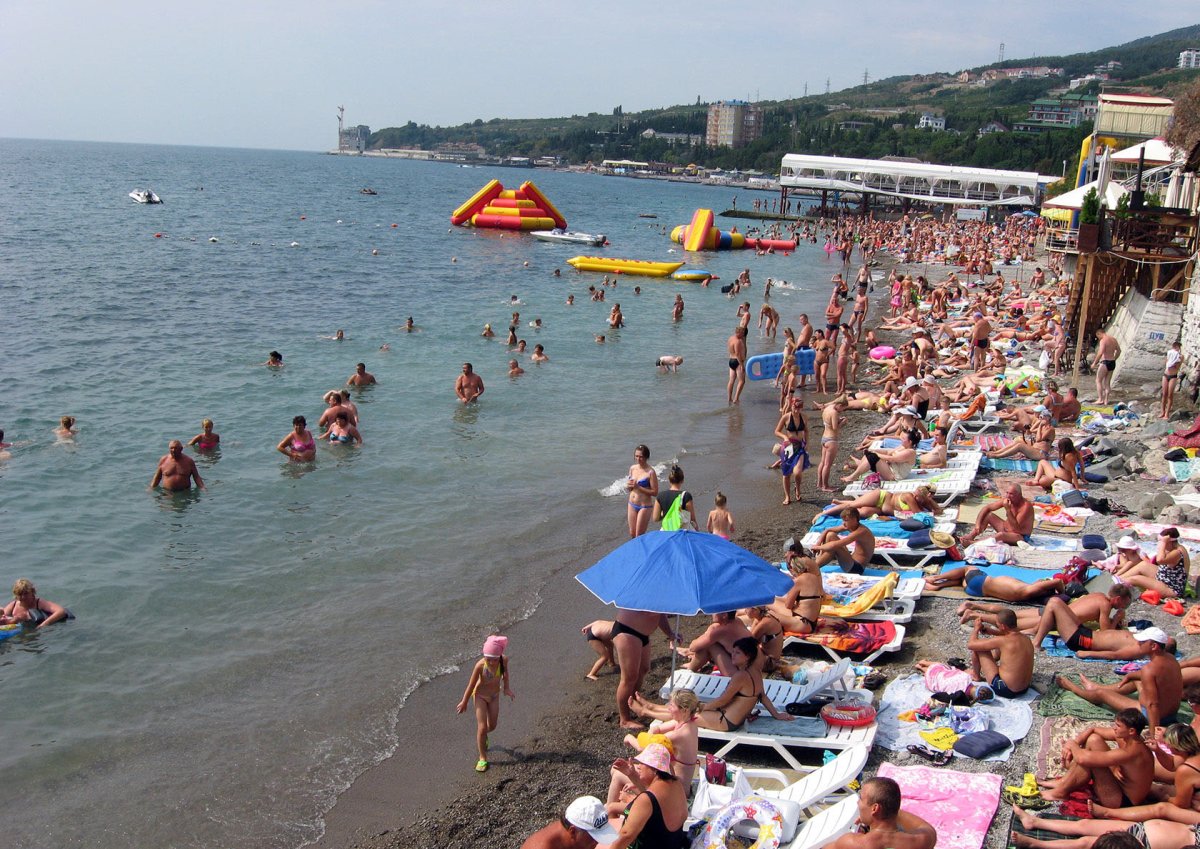 Гурзуф Крым пляжи