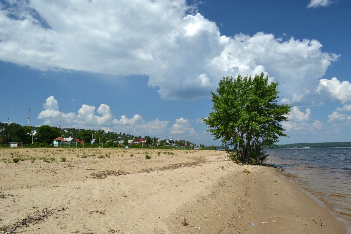 Пляж верхний Услон Казань