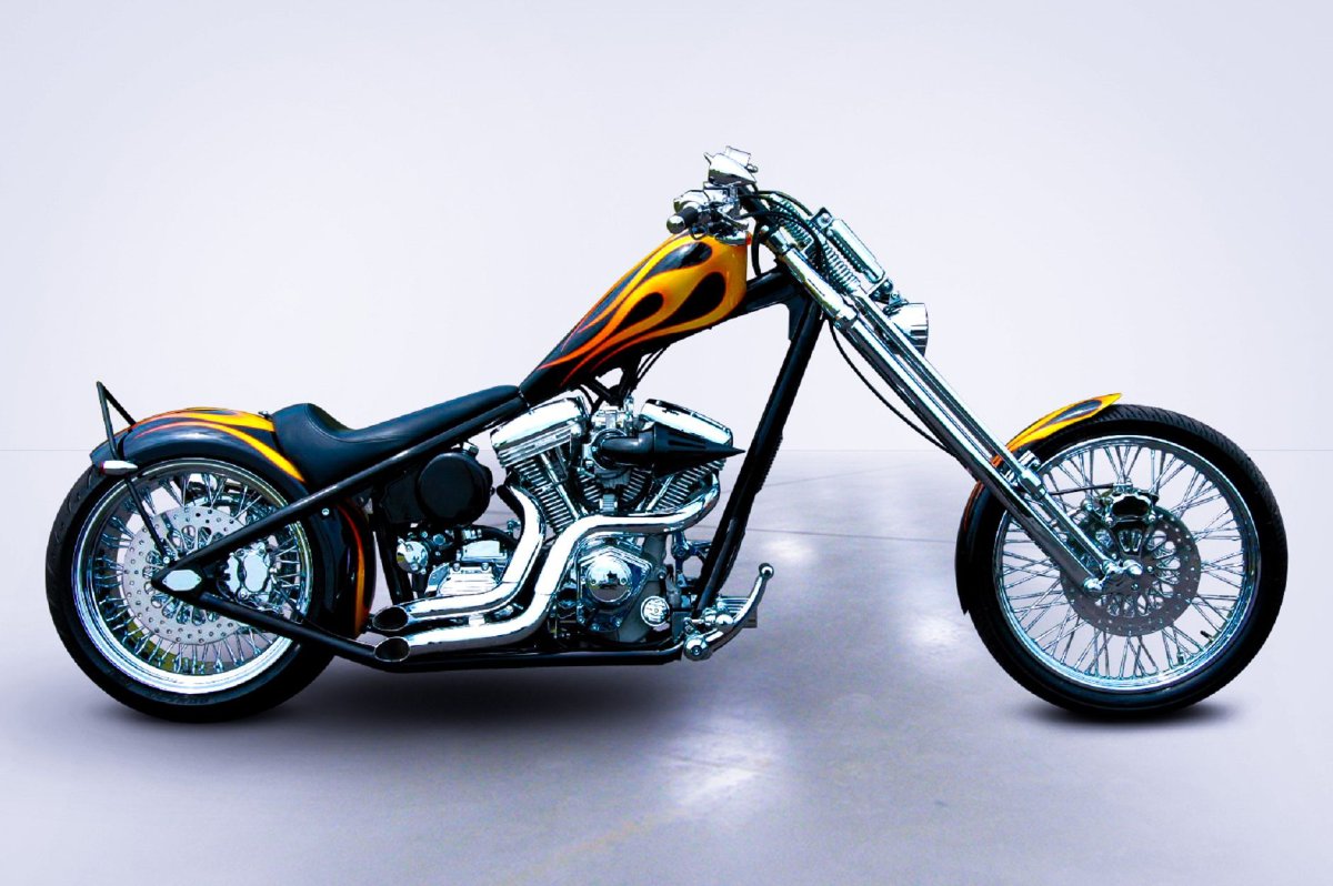 Harley Davidson Hardtail frame