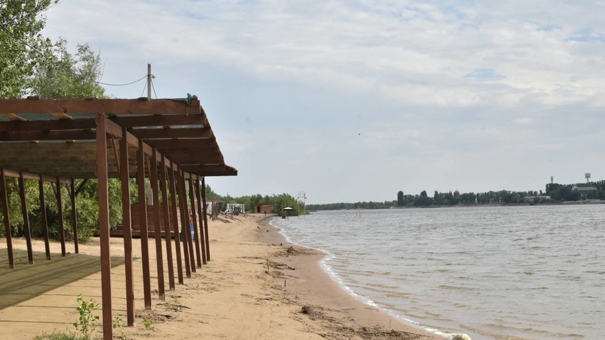 Трусовский пляж Астрахань