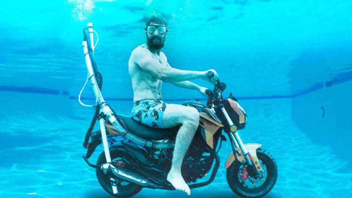 Подводный мотоцикл Мексика