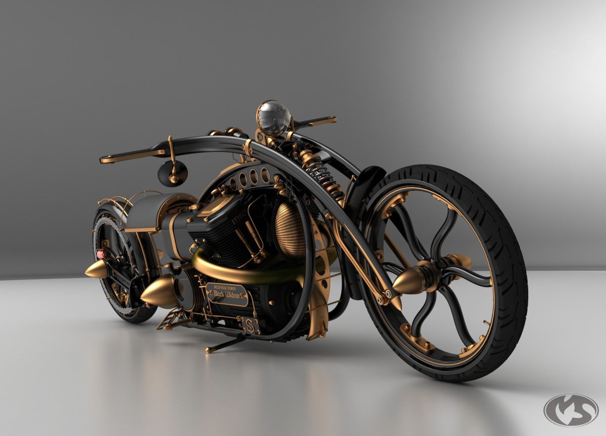 Стимпанк-чоппер Kawasaki Vulcan