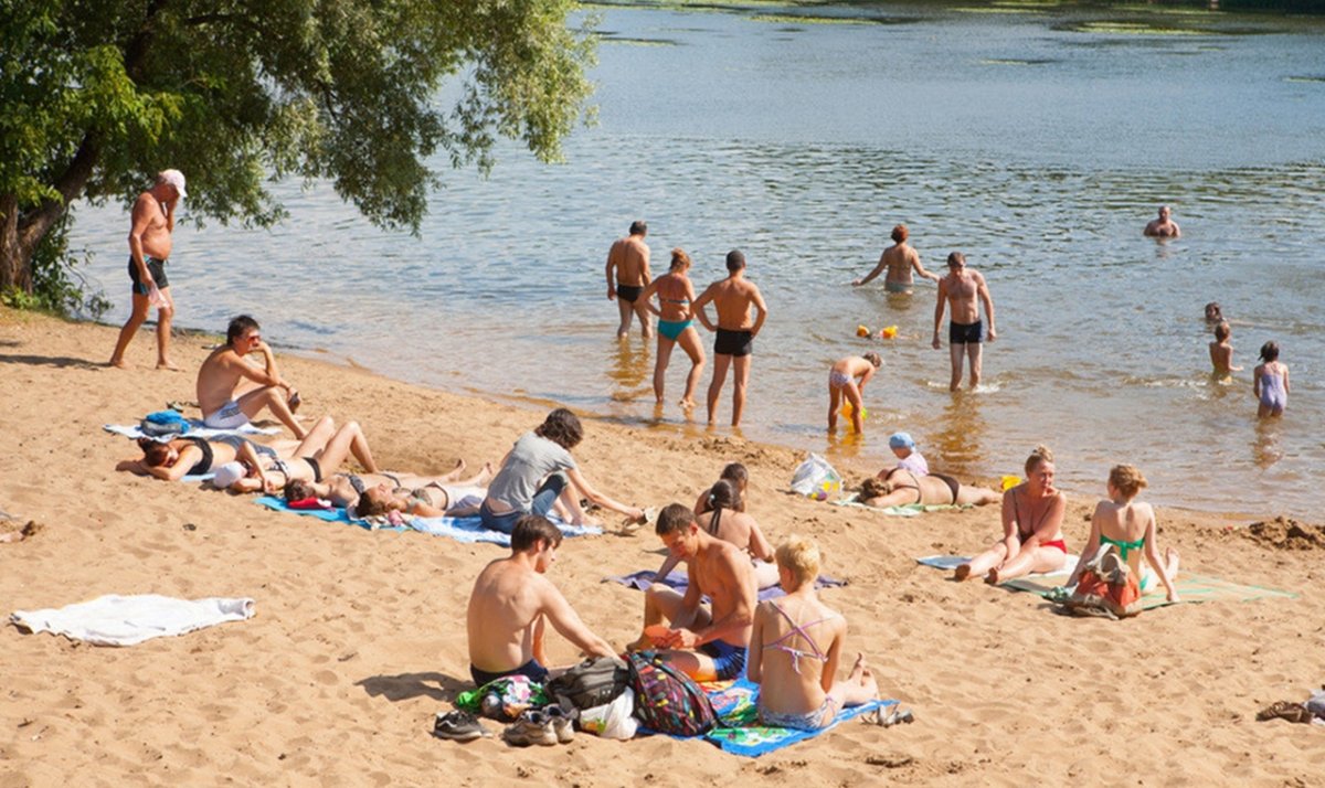 Городской пляж Тургояк Миасс