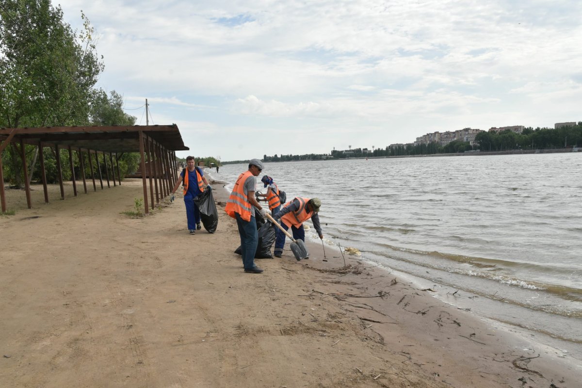 Городской пляж Астрахань 2022