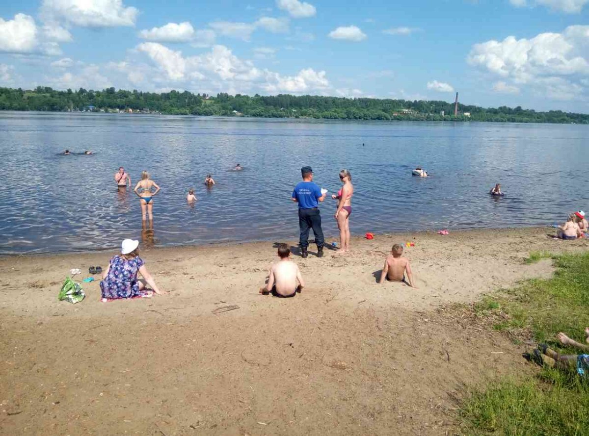 Озерки Кинешма пляж