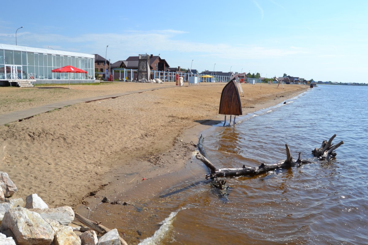 Пляж Камское море в Лаишево