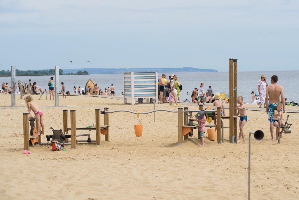Пляж Камское море в Лаишево
