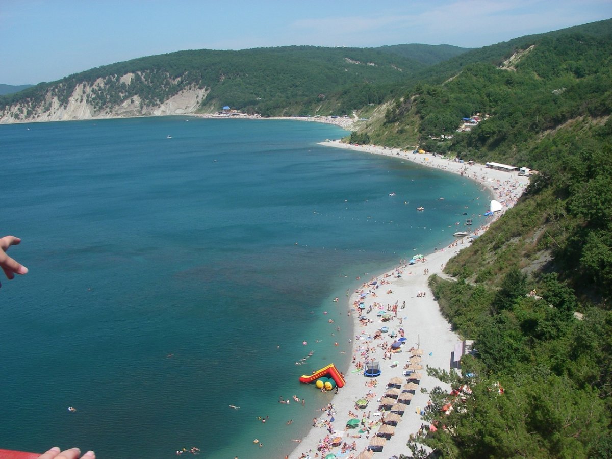 Голубая бухта черное море