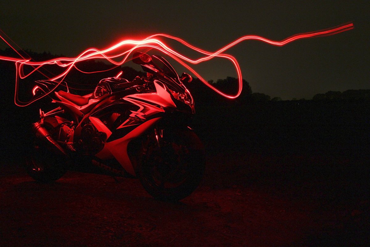 GSX R неон