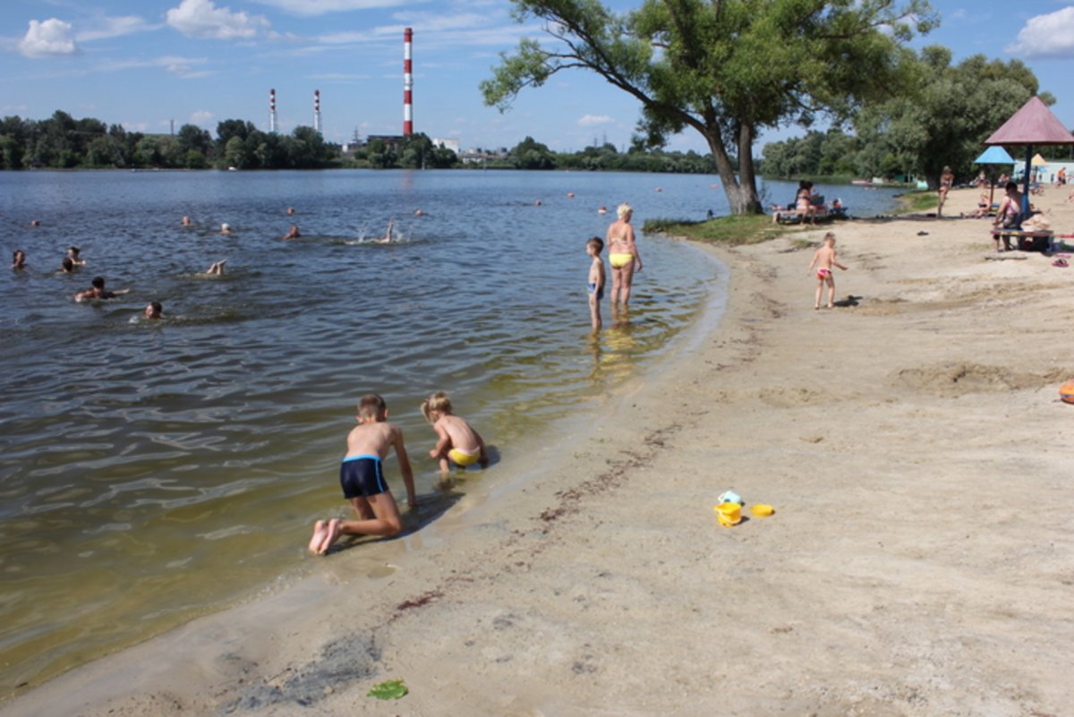 Белгород Северский Донец пляж