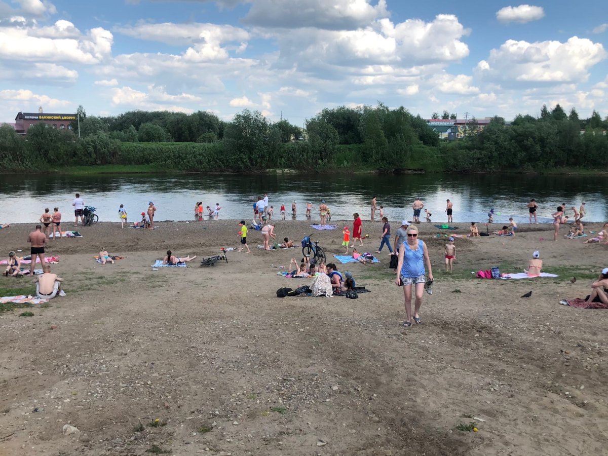 Городской пляж Фурманов