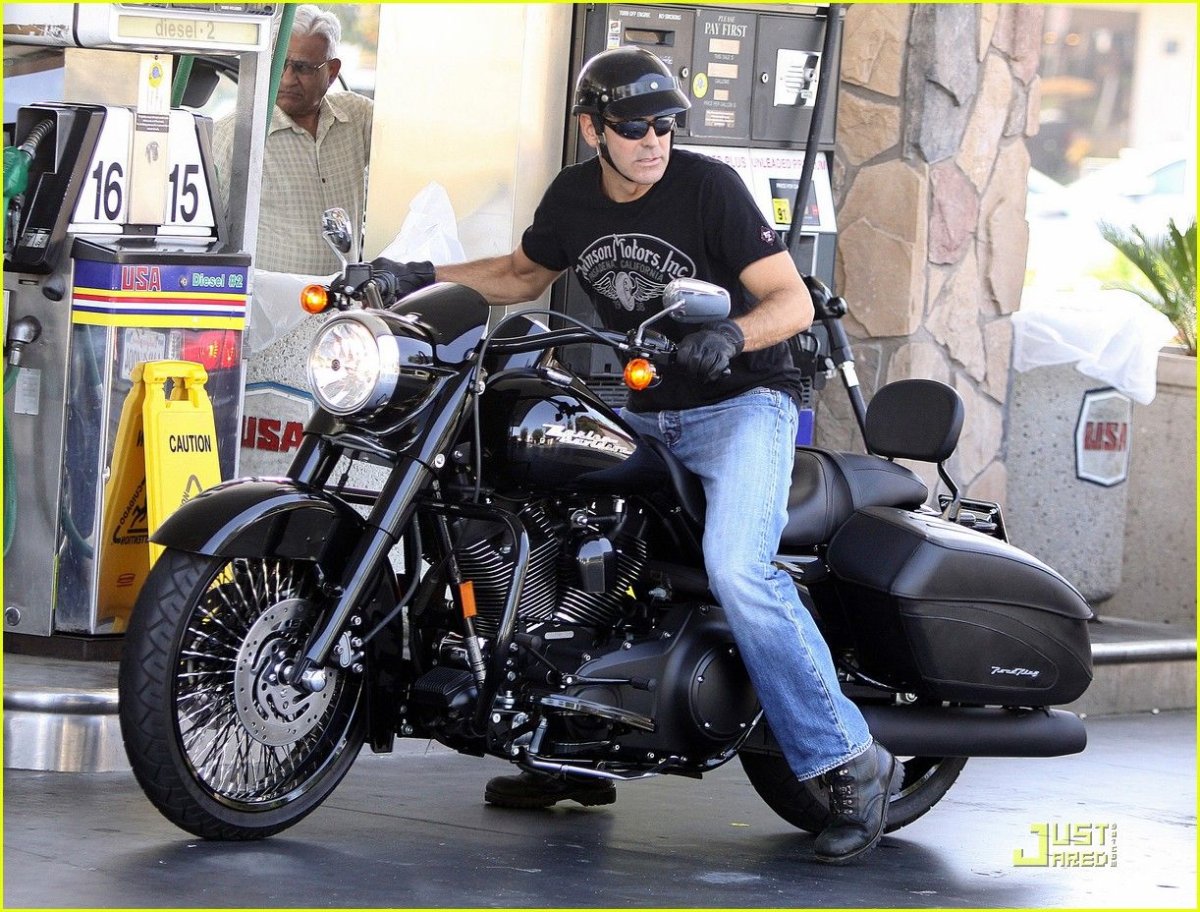George Clooney Motorcycle