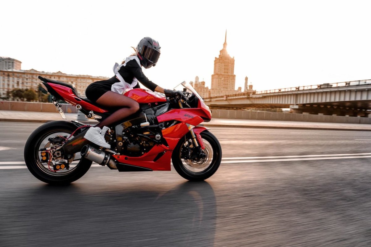 Мототаня мотоцикл Kawasaki