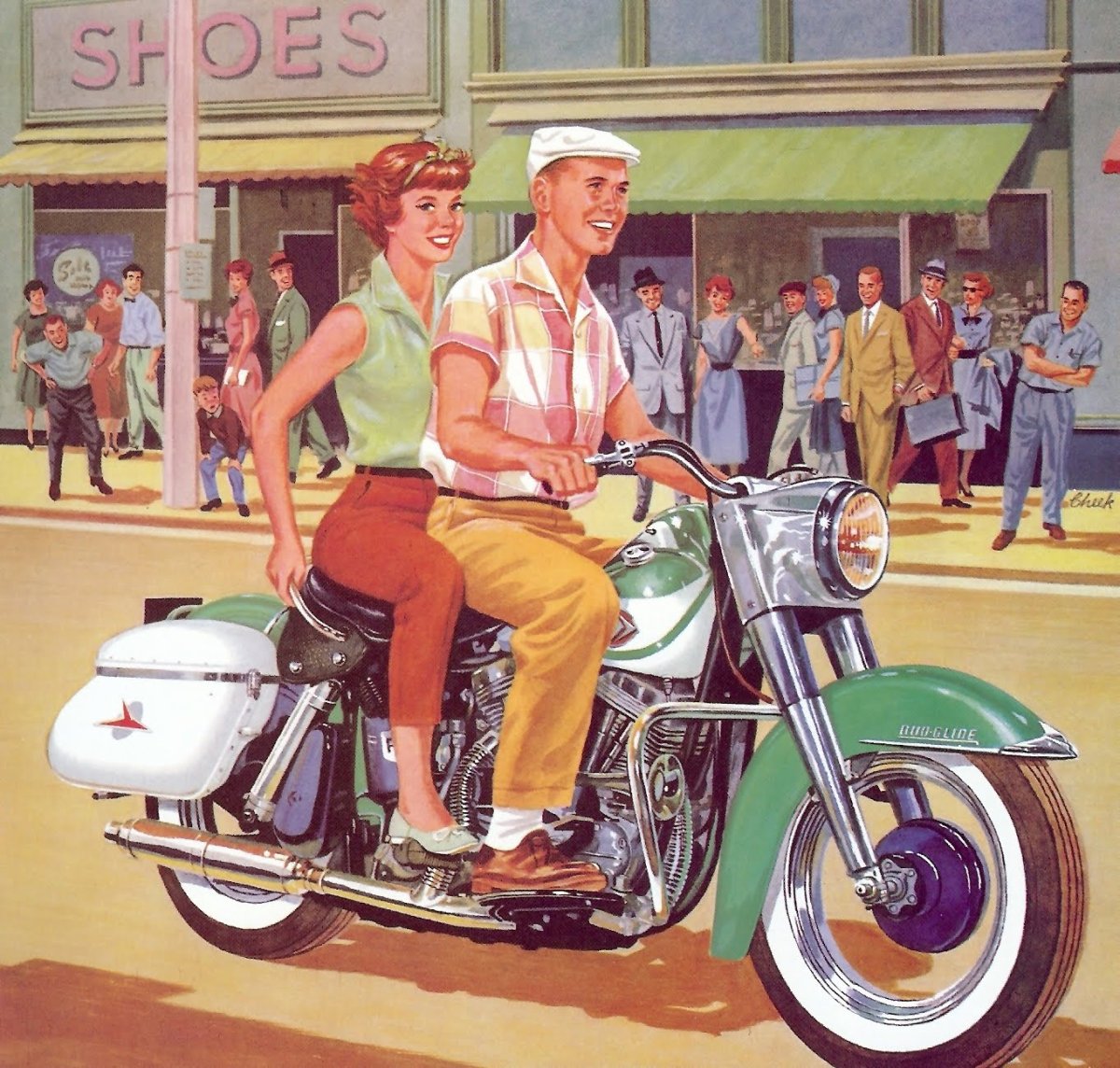 Харли Дэвидсон Винтаж 1956