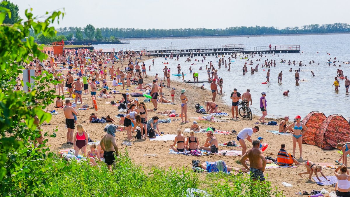 Пляж КАМГЭС Пермь