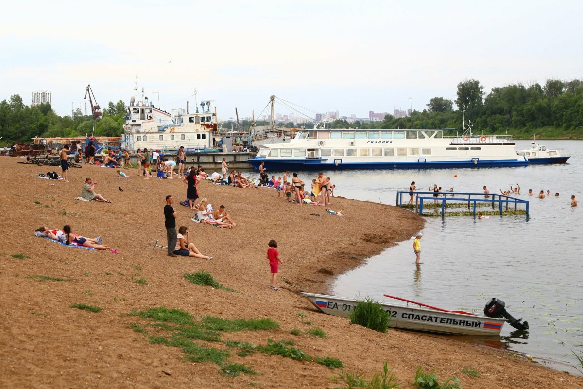 Водники Долгопрудный пляж