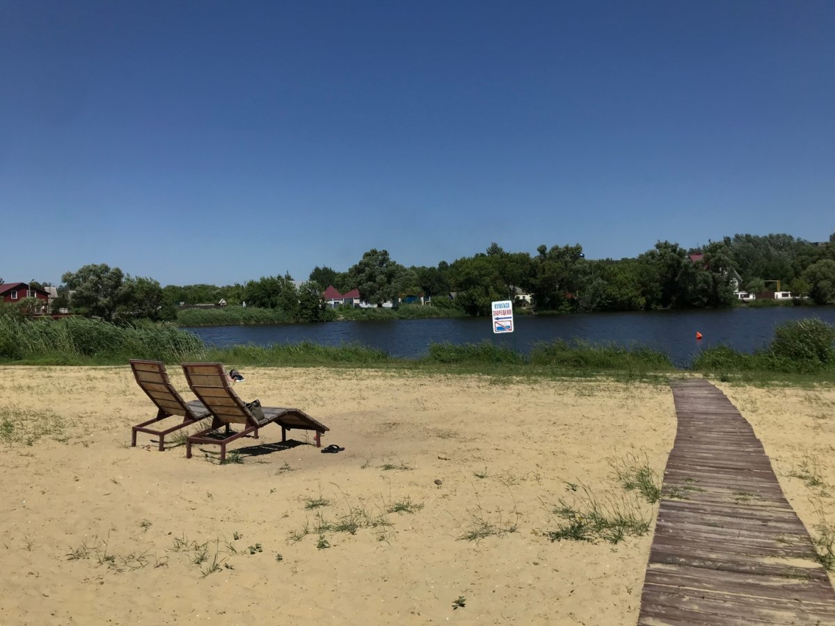 Городской пляж Юность, старый Оскол