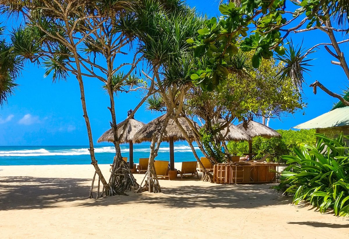 Beach support area