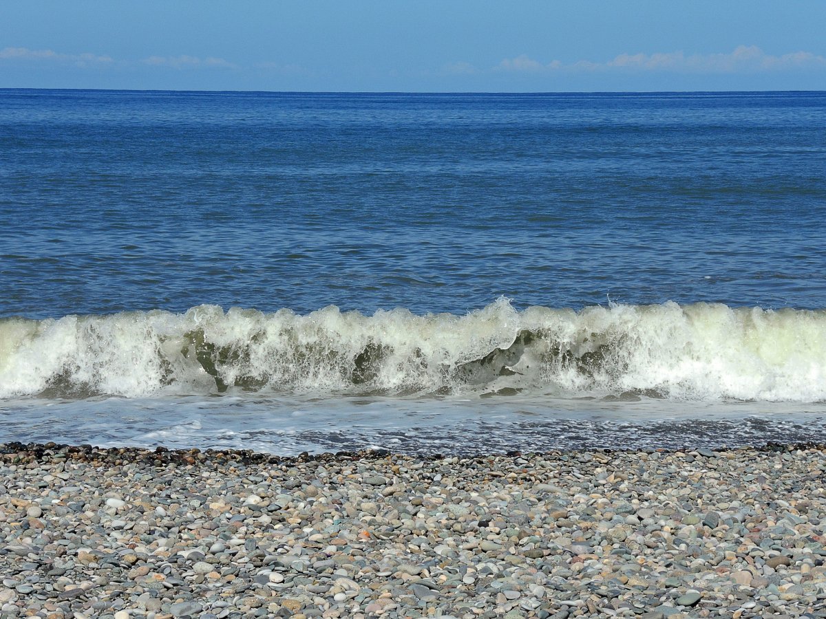 Черное море пляж Адлер