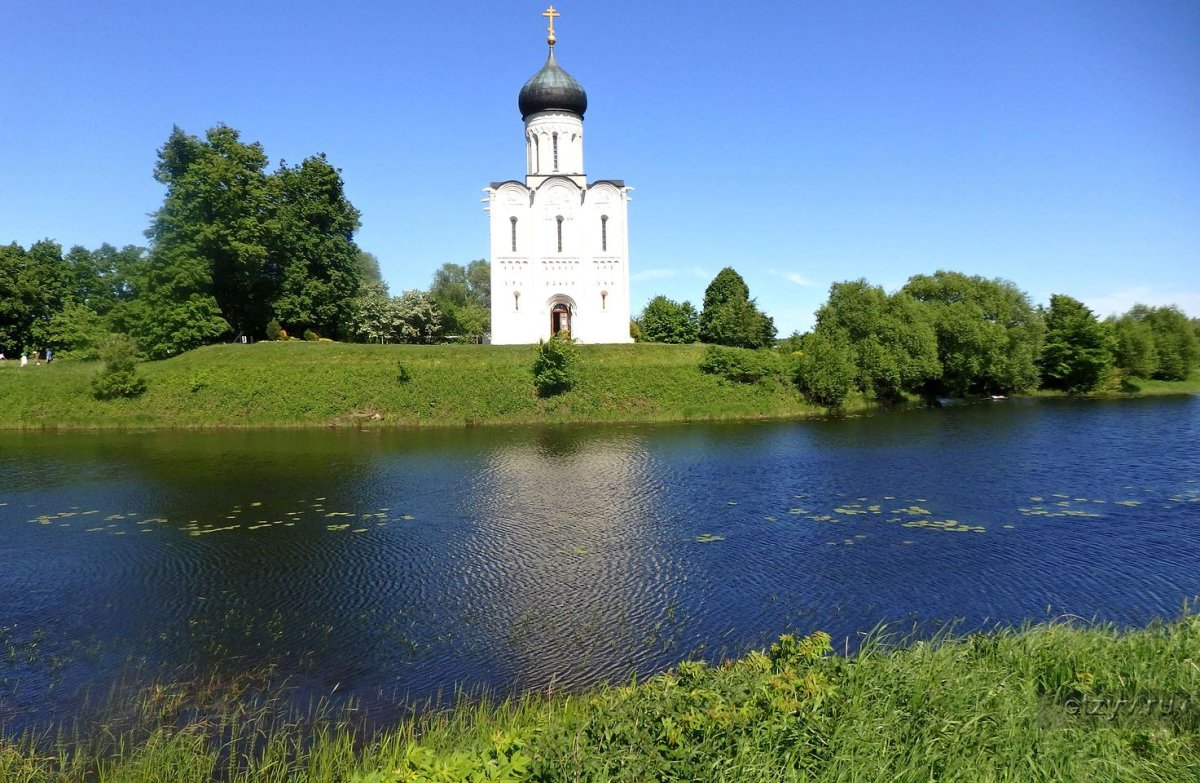 Пляж река Нерль Суздаль