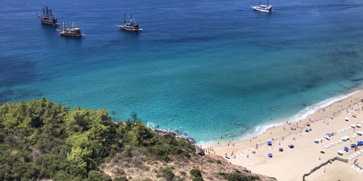 Алания Турция море Клеопатра
