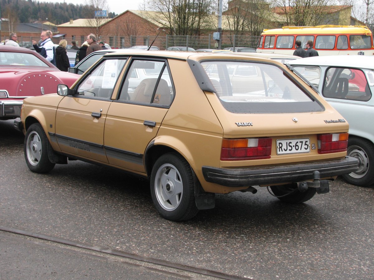 Talbot Horizon 1.6 МТ 1984