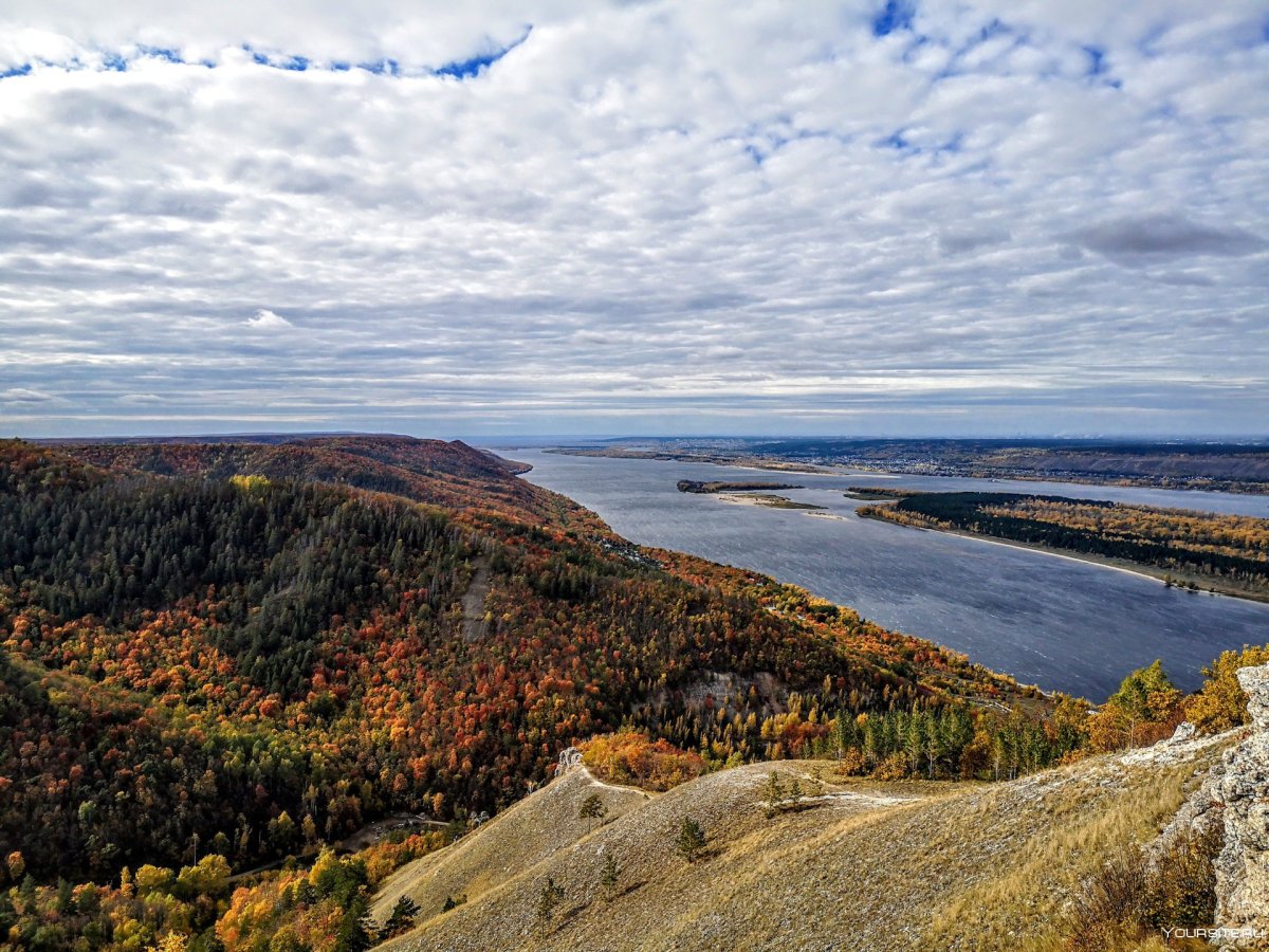 Самарская лука гора Стрельная