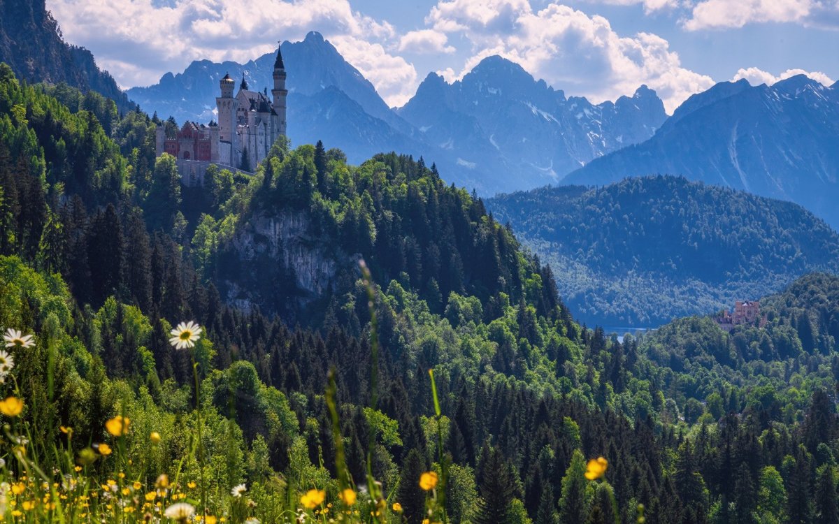 Баварские Альпы в Германии