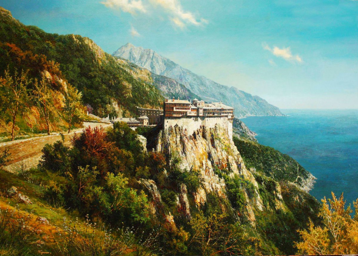 Гора Афон арт