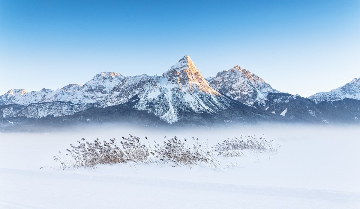Панорама снежных гор