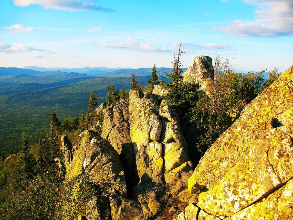 Кирель гора Башкирия осенью
