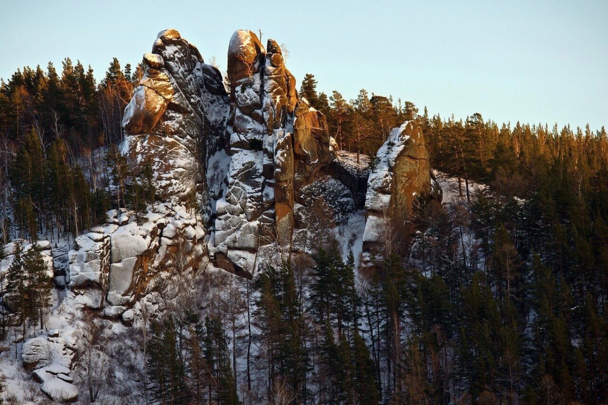 Скала Ермак Красноярск