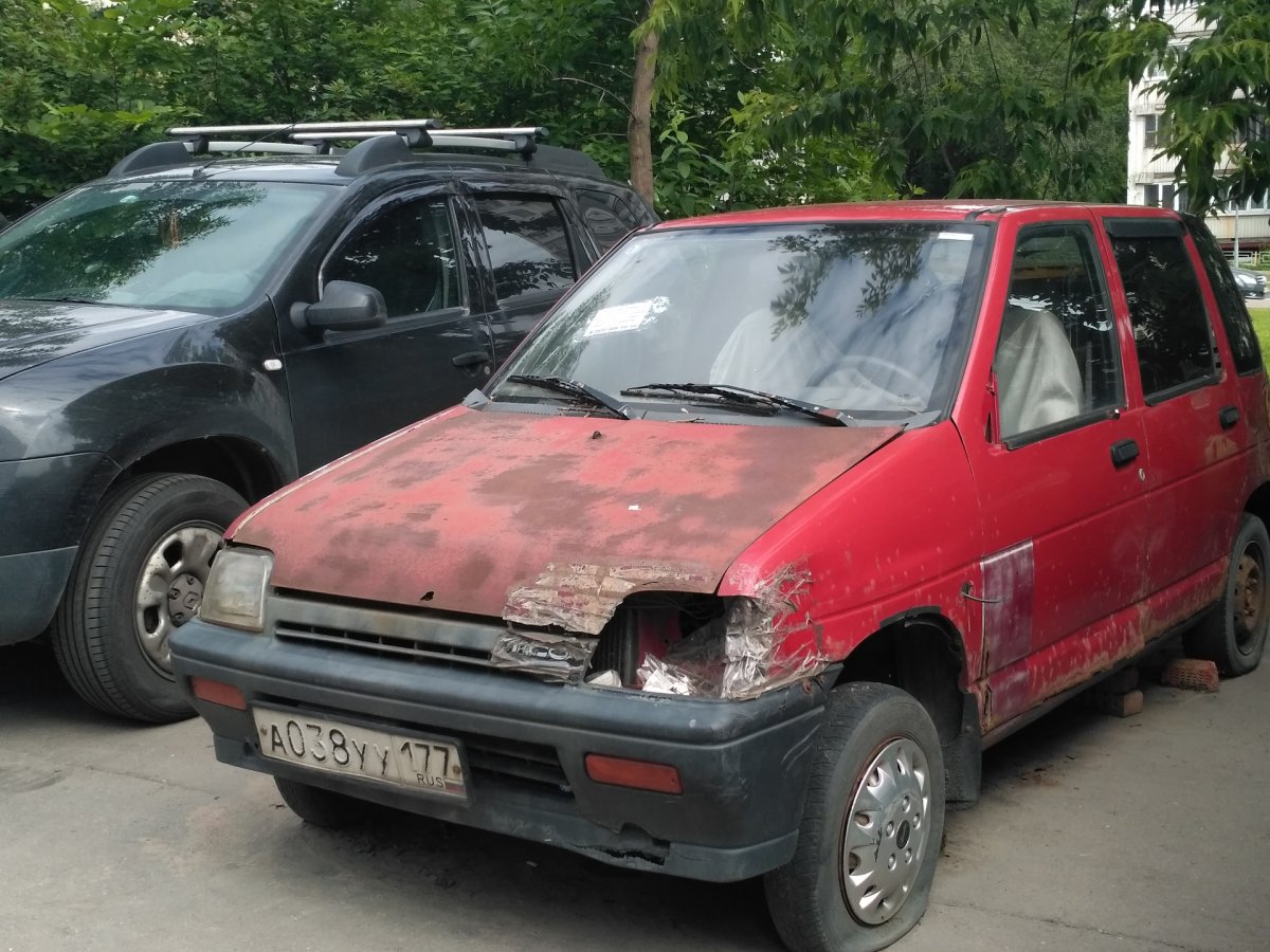 Daewoo Tico заброшенный
