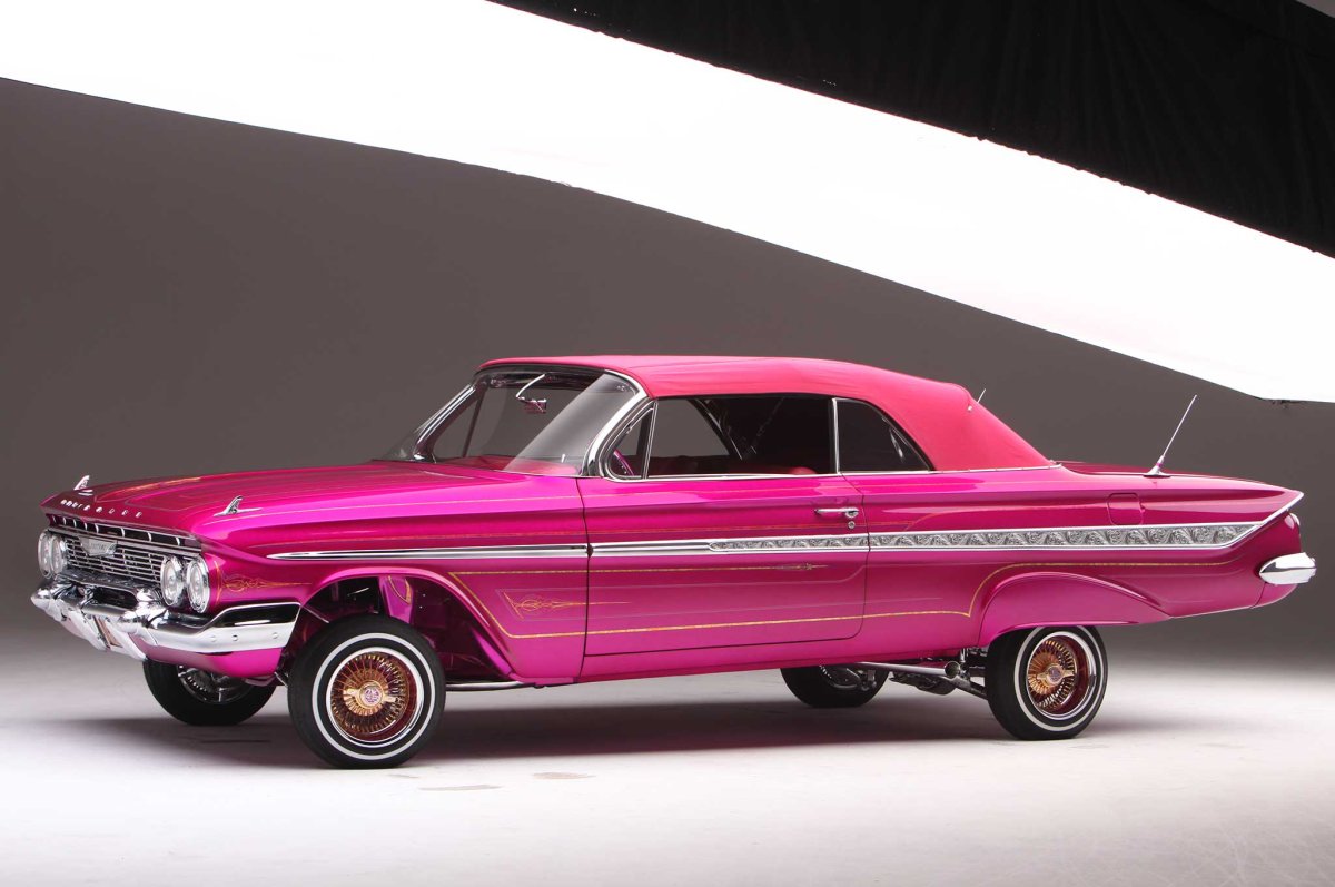 Pink Chevrolet Impala 1967