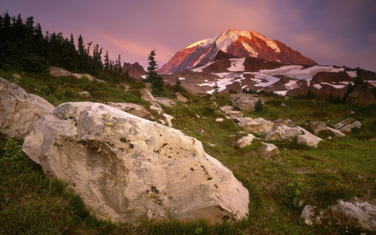 Mount Rainier National Park гора.