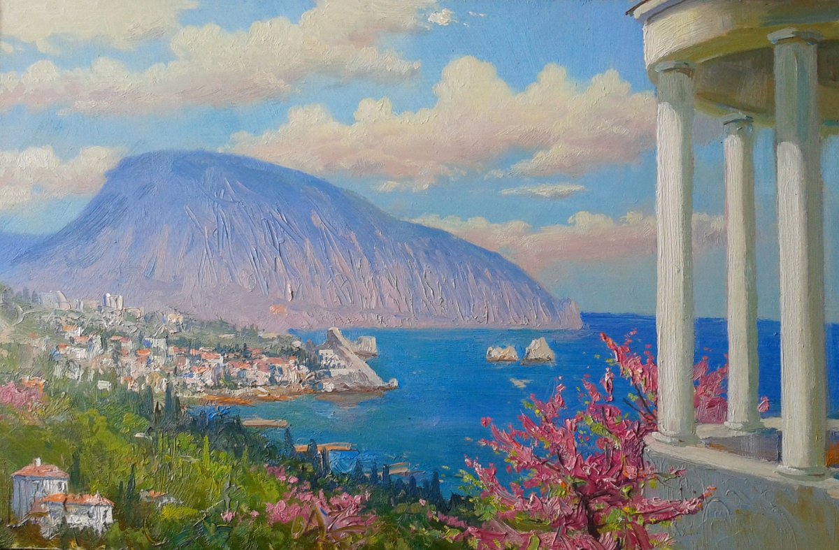 Крымские пейзажи живопись Гурзуф