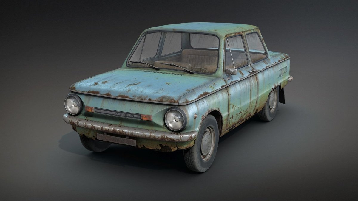 ЗАЗ 968м 3d модель